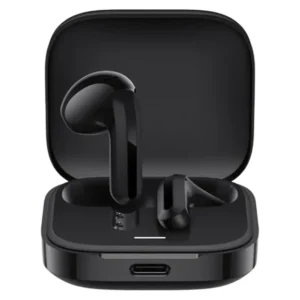 هدفون بلوتوثی شیائومی مدل Redmi Buds 6 Active با نویز کنسلینگ میکروفون (ENC)، درگاه شارژ USB Type-C، دارای دو میکروفون با قابلیت حذف نویز، پشتیبانی از فرمان لمسی، مقاوم در برابر رطوبت و عرق (IPX4)